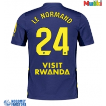 Atletico Madrid Robin Le Normand #24 Gostujuci Dres 2025-26 Kratak Rukav